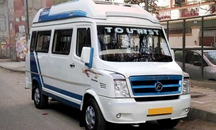 Tempo Traveller Hire with Driver for Group Tours India