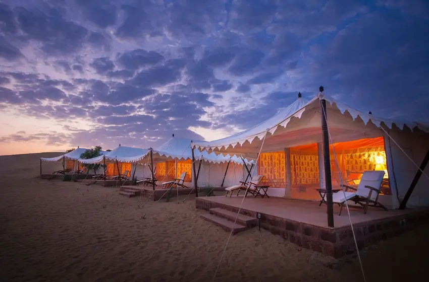 Rajasthan Desert Glamping and Luxury Camping Tour